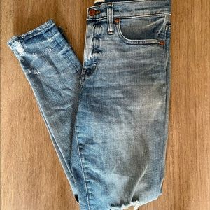 Madewell 9 inch High Rise Skinny